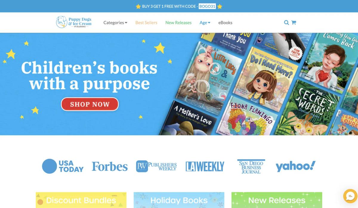 Bookstore App Designed For Children & Parents